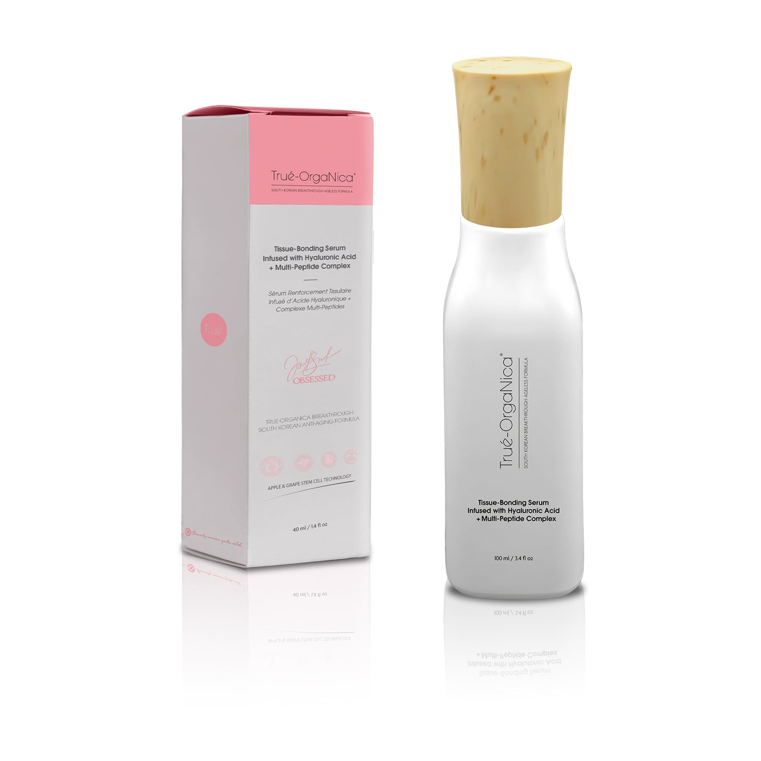 Tissue-Bonding Serum Infused with Hyaluronic Acid + Multi-Peptide Complex