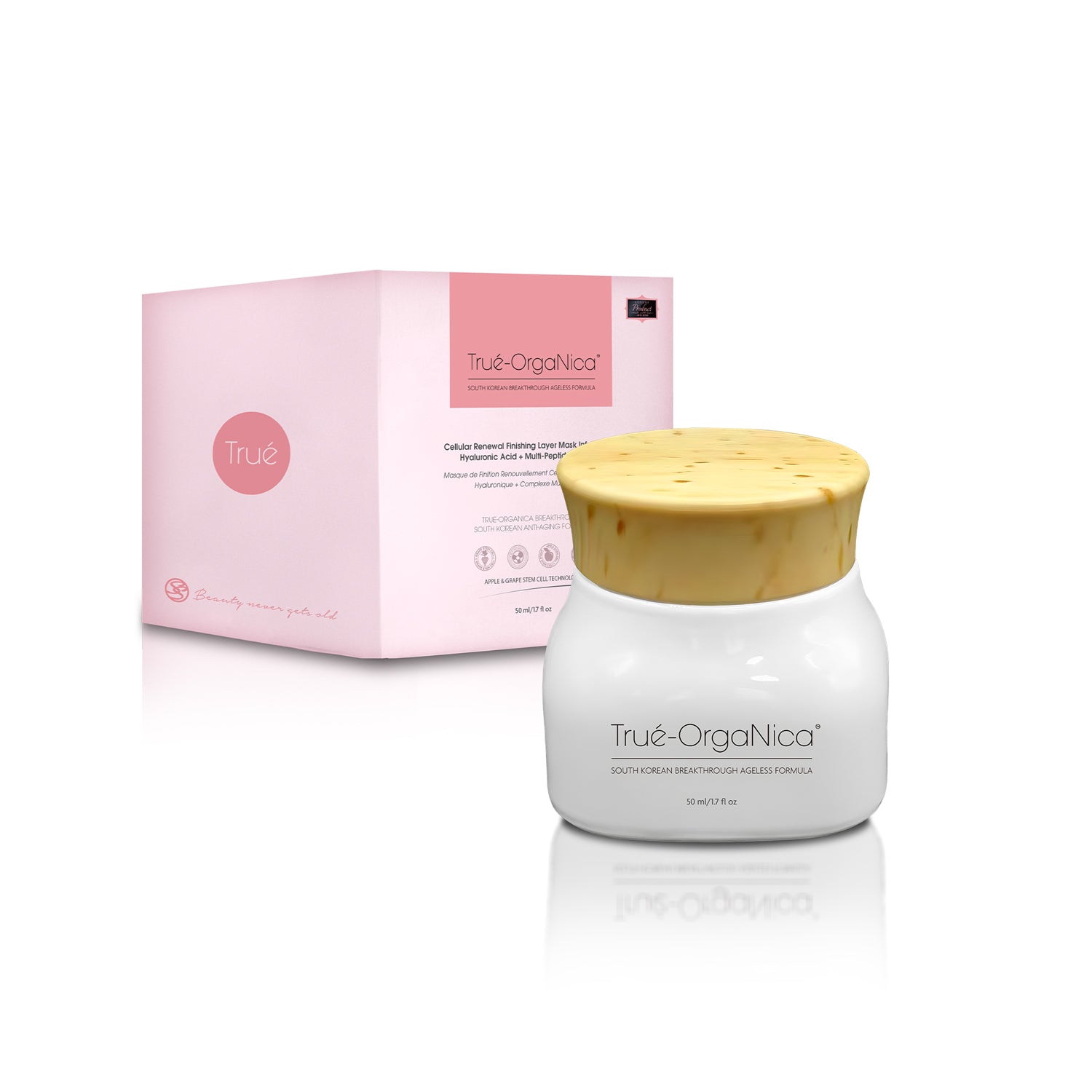 Cellular Renewal Finishing Layer Mask Infused with Hyaluronic Acid + Multi-Peptide Complex