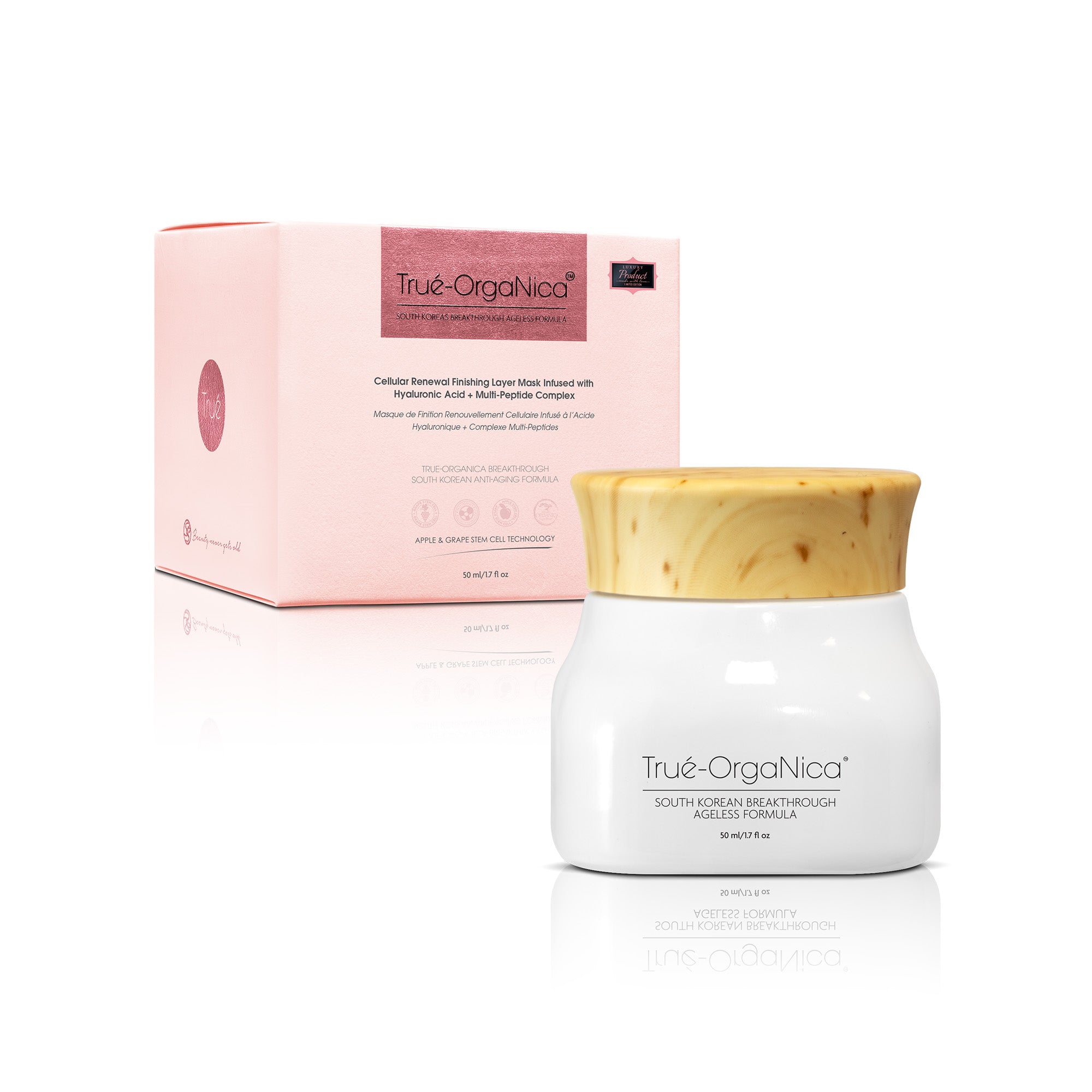 Cellular Renewal Finishing Layer Mask Infused with Hyaluronic Acid + Multi-Peptide Complex