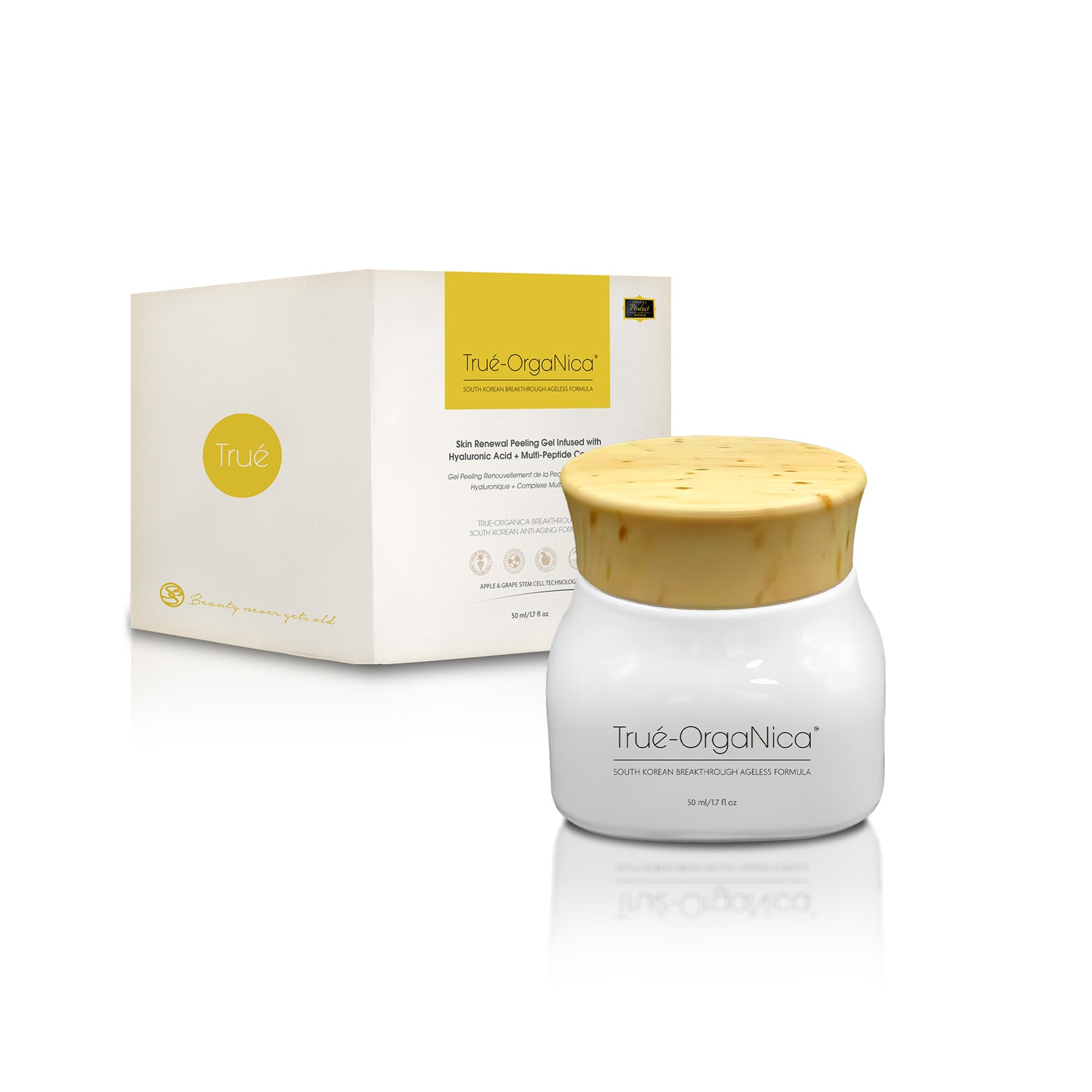 Skin Renewal Peeling Gel Infused with Hyaluronic Acid + Multi-Peptide Complex