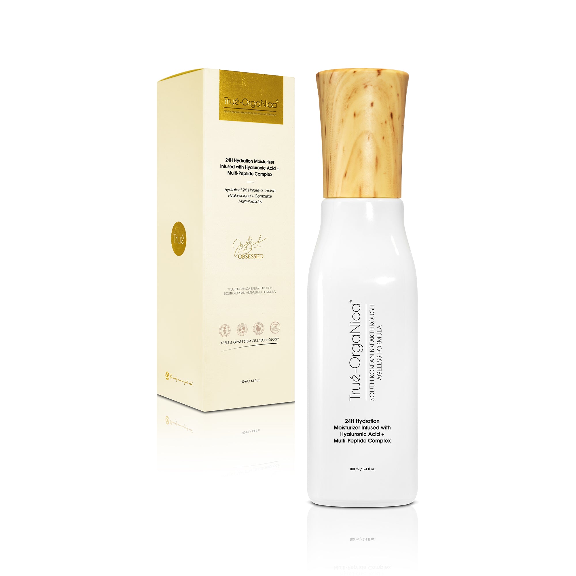 24H Hydration Moisturizer Infused with Hyaluronic Acid + Multi-Peptide Complex